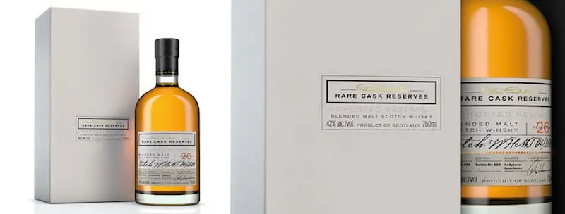 The first of the Rare Casks Reserves Ghosted Reserves from William Grant & Sons (image via threebrand)