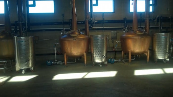 Leopold Bros. distillery equipment