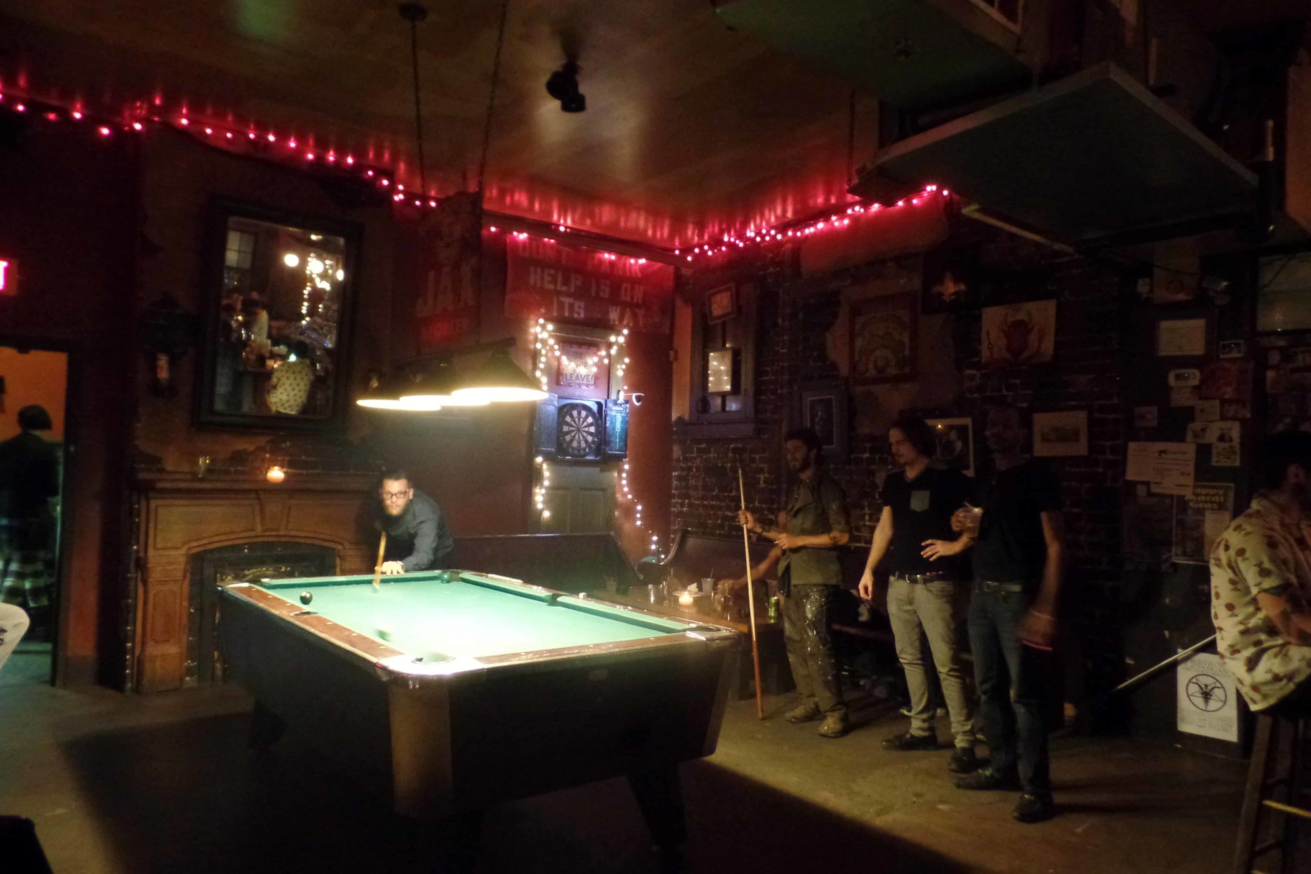 Getting some pool in at Mimi's in the Marigny. (image copyright The Whiskey Wash/Joshua Sparks)