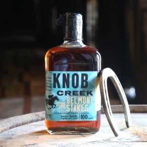 Knob Creek Belmont Stakes bottle