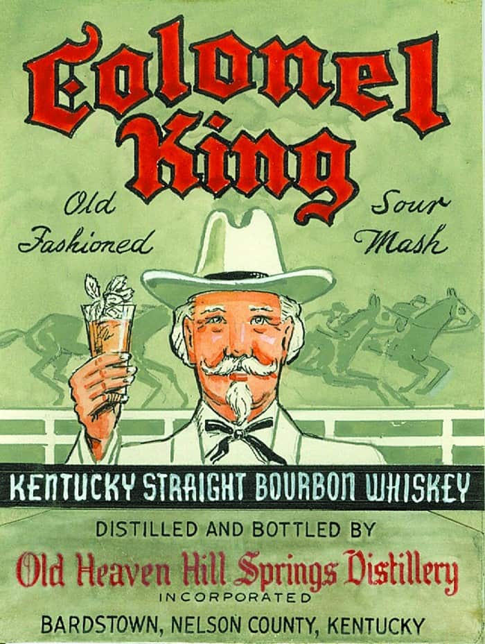 Colonel King whiskey label