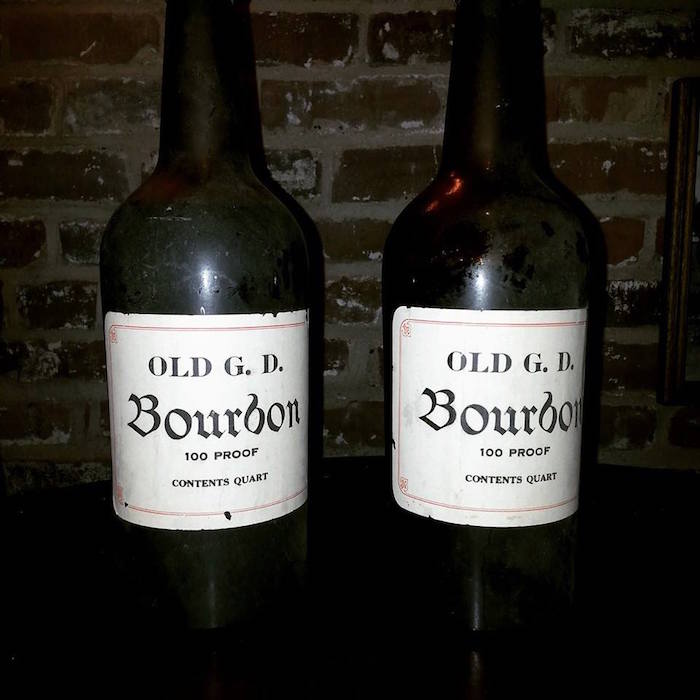 A probably rectified bourbon I had back in the fall from the 1880s. (image copyright The Whiskey Wash/Maggie Kimberl)
