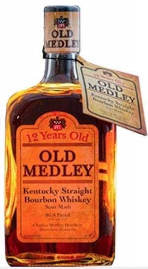 Old Medley 12 year Bourbon Whiskey