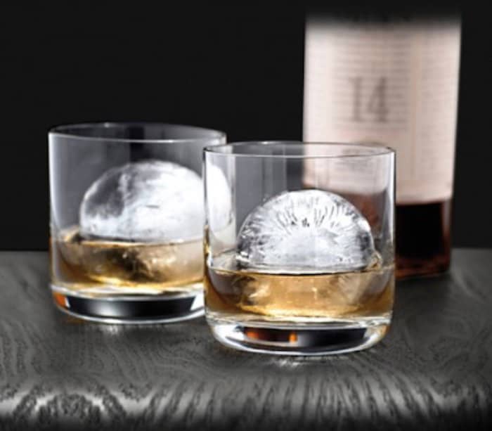 Ice Cubes With Whiskey