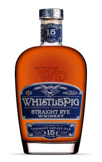 WhistlePig 15 Year Old Vermont Estate Oak Rye