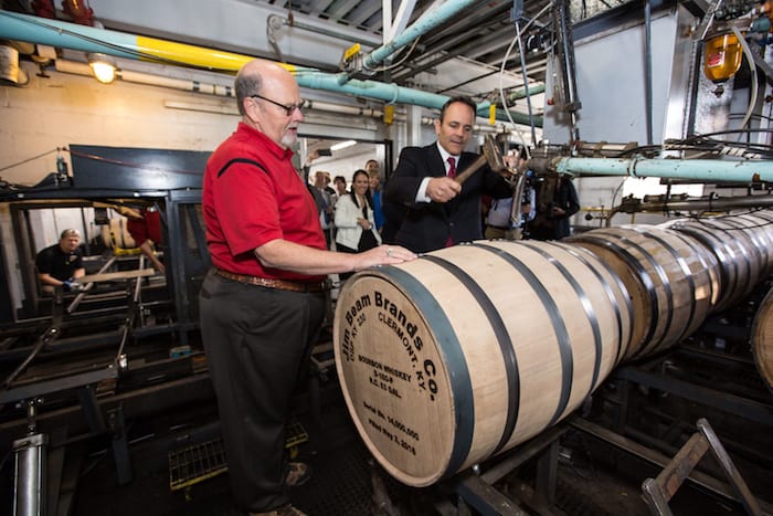 Jim Beam 14 millionth bourbon barrel