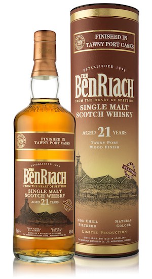 Benriach 21 Year Old Tawny Port Wood Finish