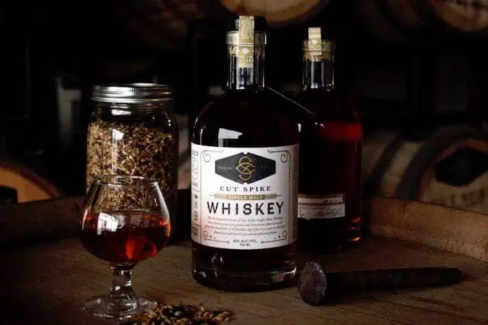 Cut Spike Nebraska Single Malt Whiskeyのボトル画像