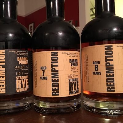 Redemption Aged Barrel Proof Straight Rye