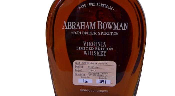 Abraham Bowman Sequential Series Bourbon