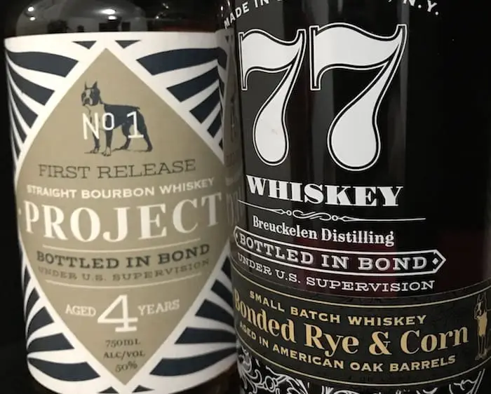 77 Whiskey Bonded Rye & Cornのボトル画像
