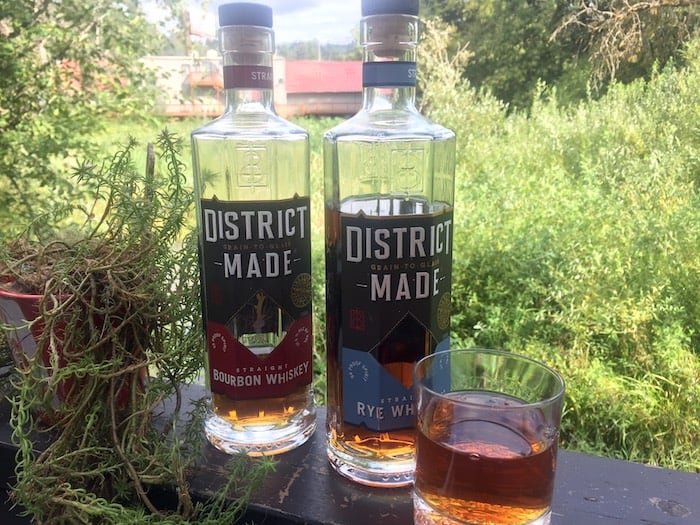 One Eight Distilling District Made Whiskies
