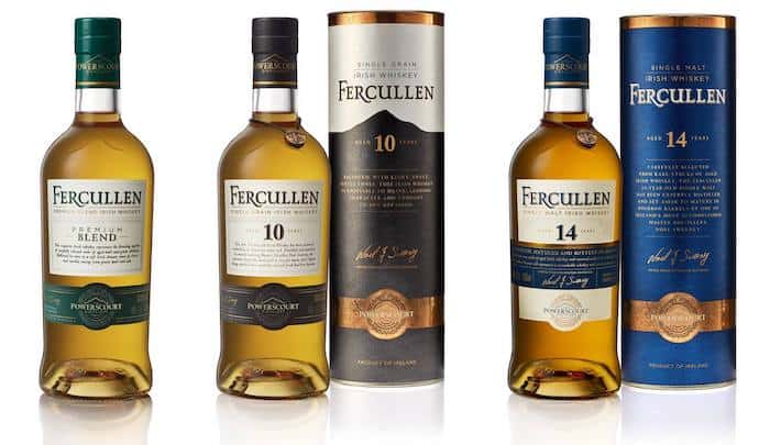 Fercullen Irish whiskey line up