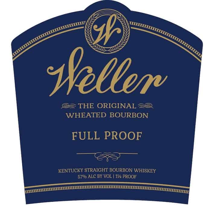 Weller Full Proof Bourbon label