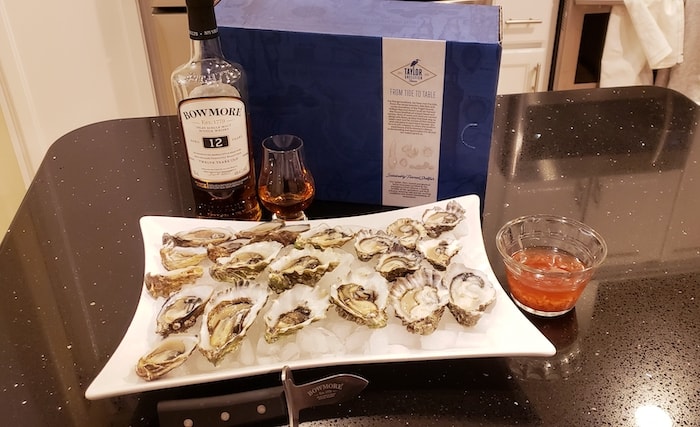 pair whisky and oysters