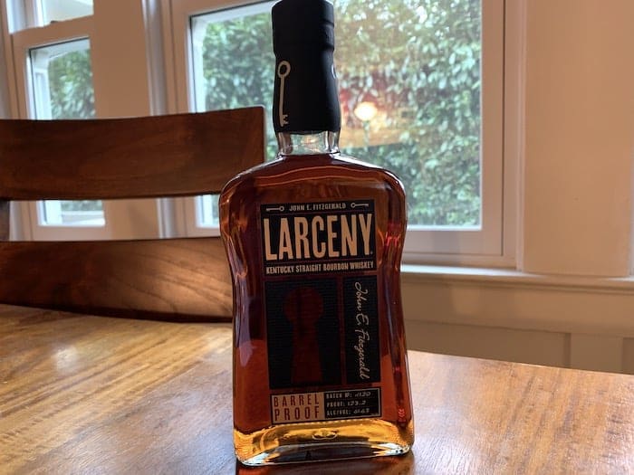 LARCENY Kentucky Bourbon Whiskey Rubber Drain Liquor Bar LARGE 13.5" Mat NEW *** 