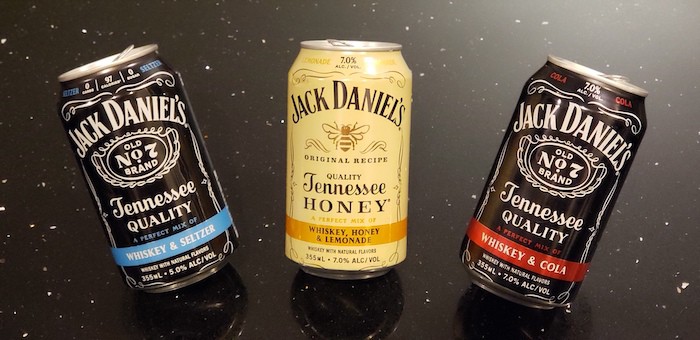 Jack Daniel's Whiskey Honey Lemonade Ready to Drink Cocktail, 4