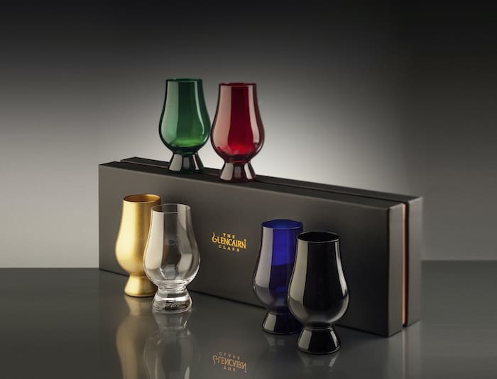 The Glencairn 20th Anniversary Colored Glass Whisky Set