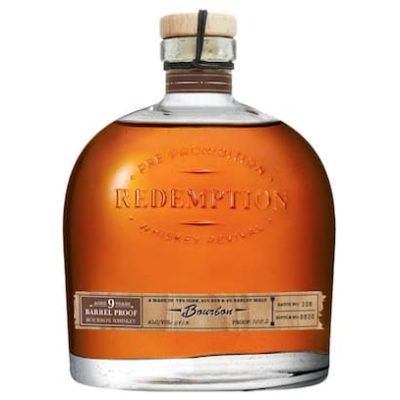 Redemption Barrel Proof 9 Year Bourbon
