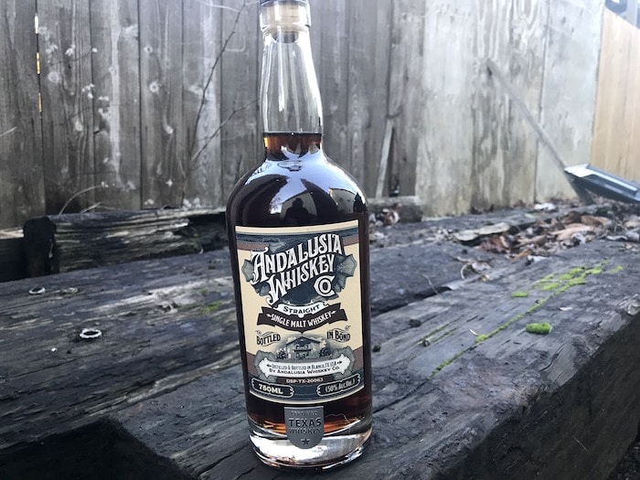 Andalusia Bottled-in-Bond Texas Single Malt Whiskey