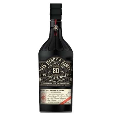 Lock, Stock & Barrel 20-Year Rye Whiskey