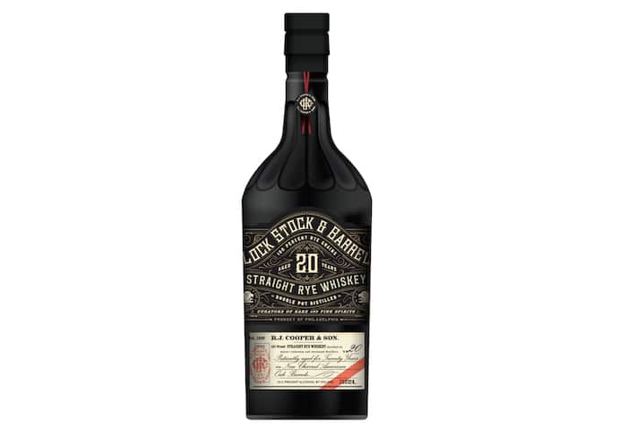 Lock, Stock & Barrel 20-Year Rye Whiskey