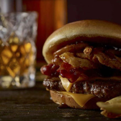 Wendy's Bourbon Bacon Cheeseburger