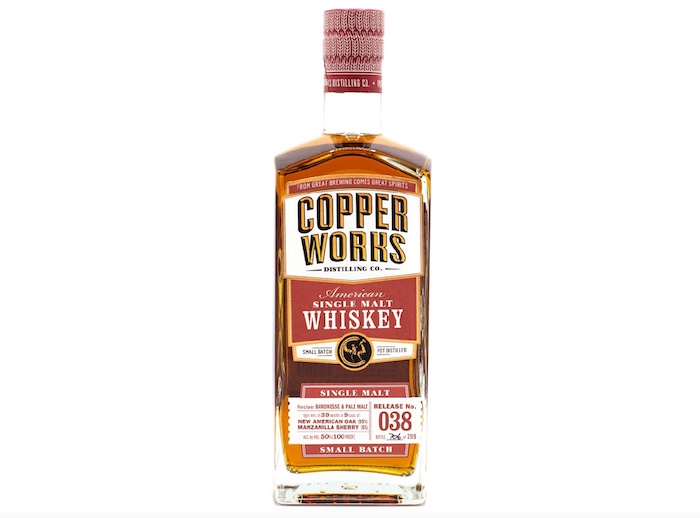 Copperworks American Single Malt Whiskey Release 038