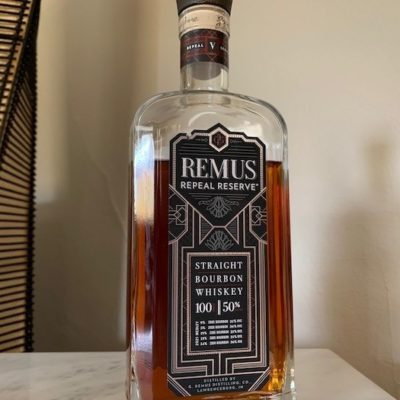 Remus Repeal Reserve Series V Straight Bourbon Whiskey (image via Carin Moonin)