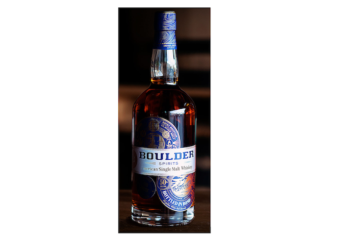 Boulder Spirits Bottled in Bond Single Malt (image via Boulder Spirits)