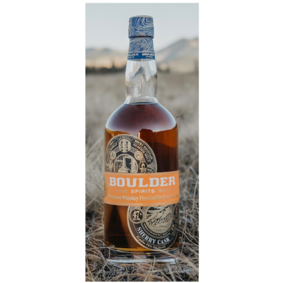 Boulder Spirits Straight Bourbon Whiskey Sherry Cask (image via Boulder Spirits)