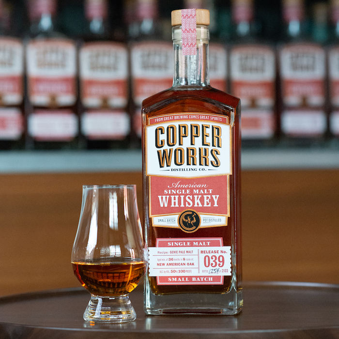 Copperworks Distilling’s Whiskey Release 039
