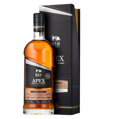 M&H Apex Cognac Cask Small Batch Whisky (image via M&H Distillery)