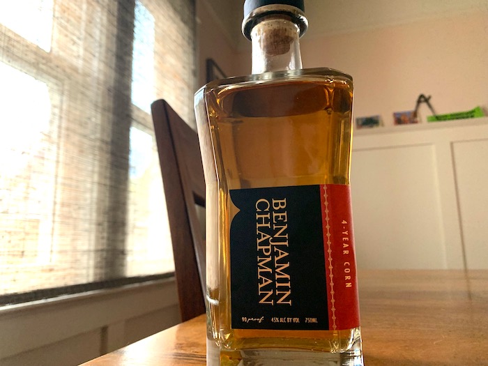 Benjamin Chapman 4-Year Corn Whiskey review