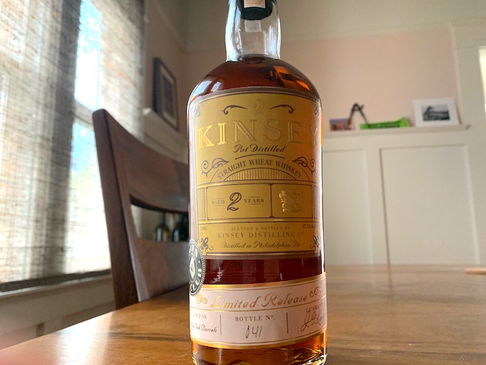 Kinsey Straight Wheat Whiskey review