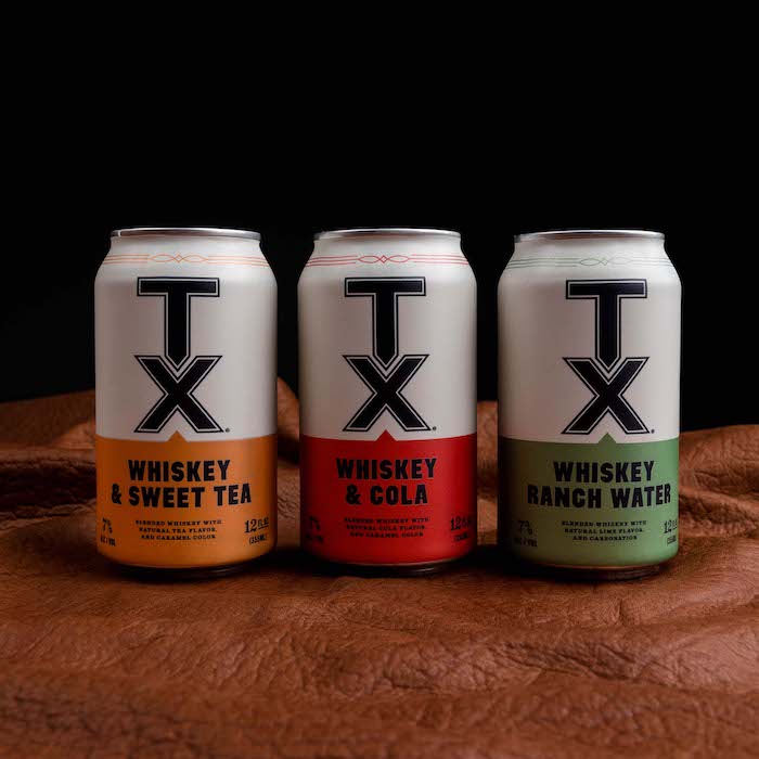 TX Whiskey Canned Cocktails