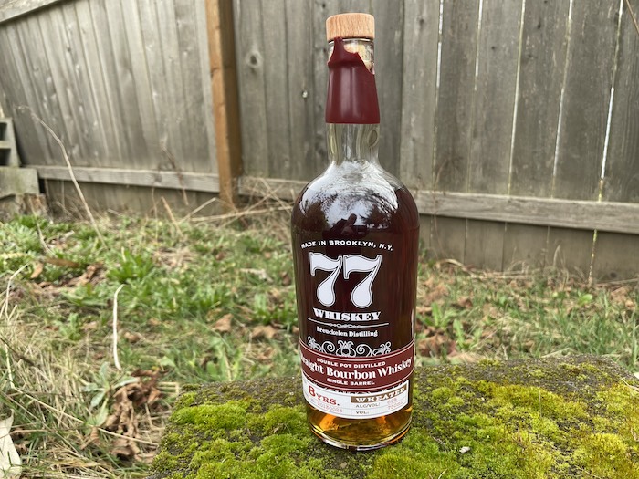 77 Whiskey Wheated Bourbon (image via Jerry Jenae Sampson)