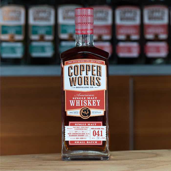 Copperworks American Single Malt Whiskey 041