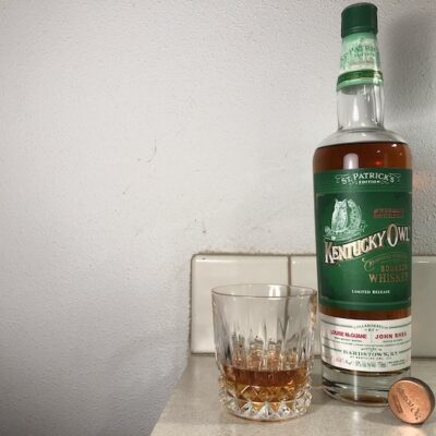 Kentucky Owl Kentucky Straight Bourbon Whiskey St. Patrick’s Edition (image via Suzanne Bayard)
