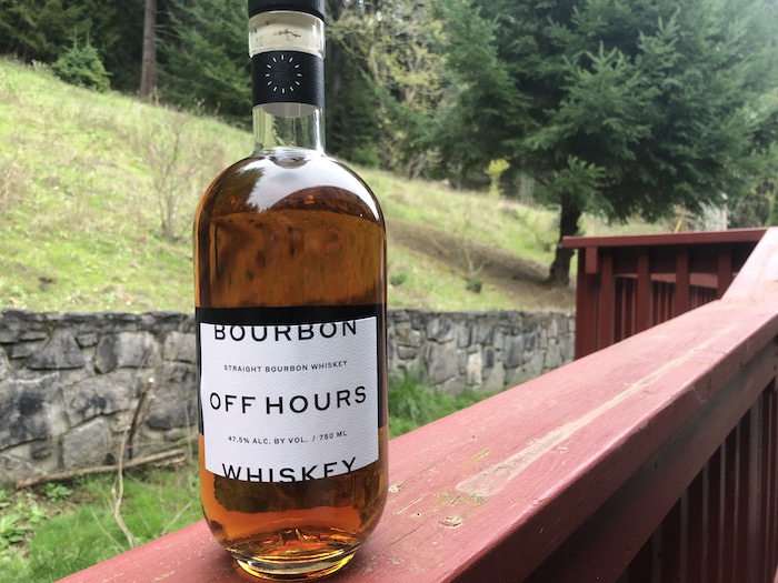 Off Hours Straight Bourbon Whiskey (image via Suzanne Bayard)