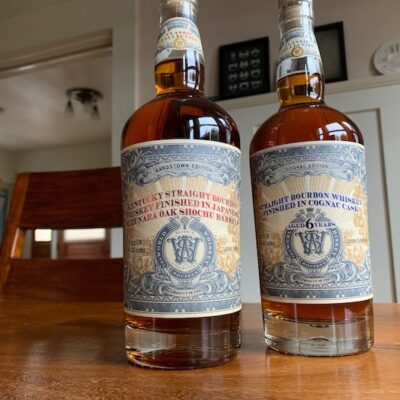 World Whiskey Society Kentucky Straight Bardstown Edition and 15-Year-Old Bourbon Samurai Edition (image via Carin Moonin)