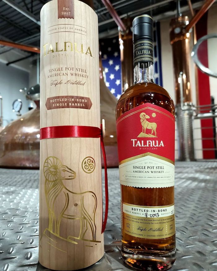 Talnua Bottled-in-Bond American Single Pot Still Whiskey