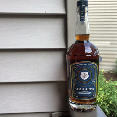 J. Rieger & Co. Bottled in Bond Straight Bourbon Whiskey (image via Suzanne Bayard)