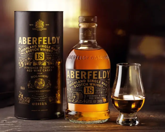 Aberfeldy 18 Year Old Review: Tuscan Red Wine Cask-Finished Whisky