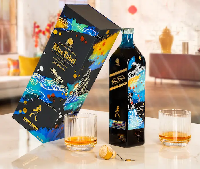 Johnnie Walker Unveils Year of the Rabbit Blue Label Design - The