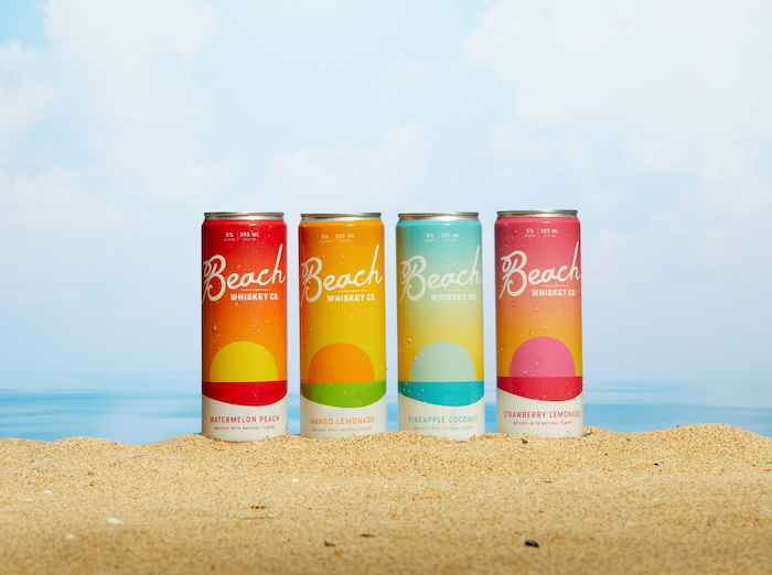 Beach Whiskey Canned Cocktails