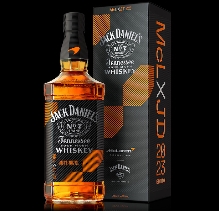 Jack Daniel’s Releasing McLaren Racing Limited Edition Whiskey Bottle