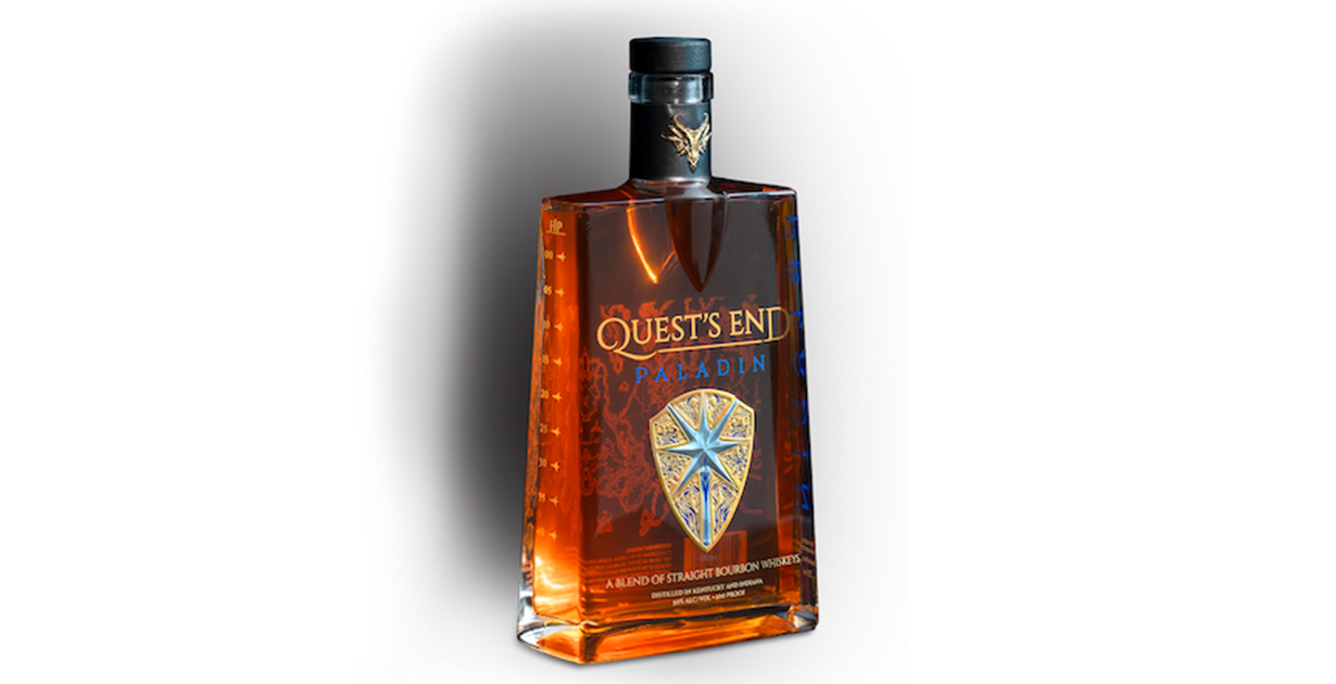 A bottle of Quest's End Paladin 