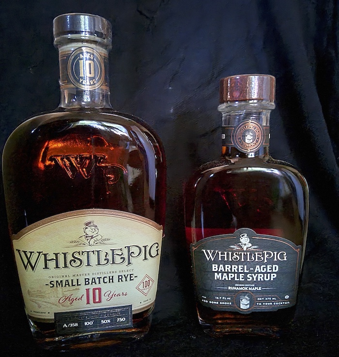 WhistlePig Maple Syrup + WhistlePig 10 Year