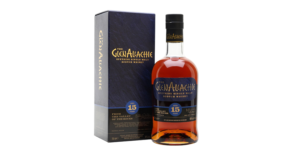 An image of the GlenAllachie 15 Year Old whisky 